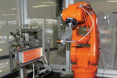 Test robot Herschel in the Ceramicx Centre for Infrared Innovation