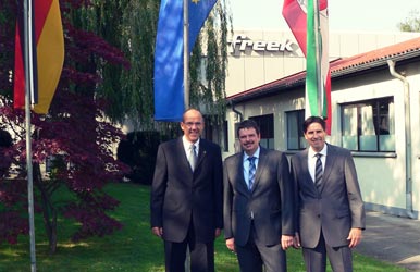 from left: Wolfgang Kaiser, Michael Ablas, Stefan Kaiser