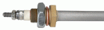 M12 x 1,0 in Messing (Option)