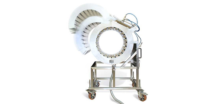 Clamshell Pipe Infrared Heating System