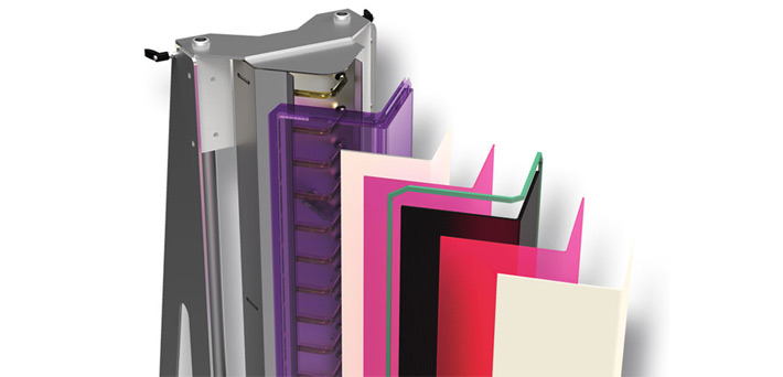 Infrared Column Vertical Curing System