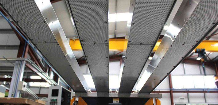 Replacement of IR tubular heaters by arrays of SFEH hollow element in existing state-of-the-art machinery