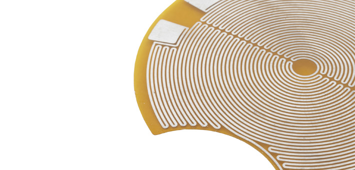 Round Kapton heater design