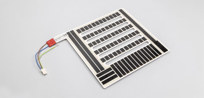 Polyester foil heater