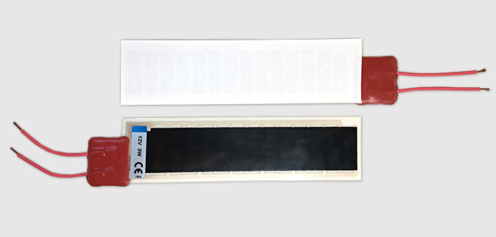 Self-adhesive foil for Polyester Heaters