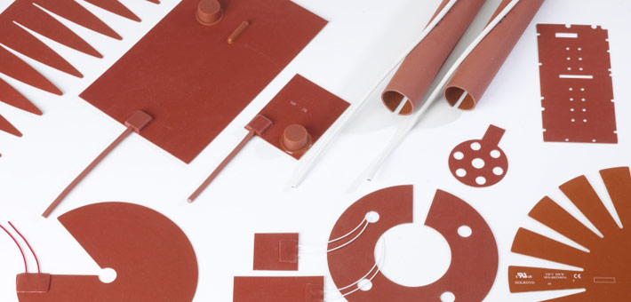 Silicone heating mats