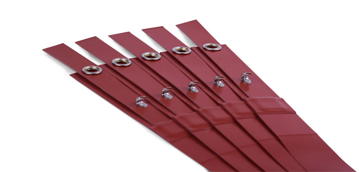 Detail hook-in straps (silicon heater attachment)