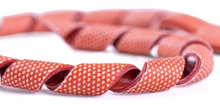 Robust silicone spiral strip heater